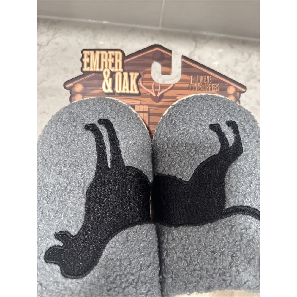 Black Lab Retriever Size 11 / 12 Memory Foam Slip… - image 5